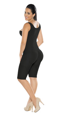 Firm compression girdle  High back wide strap  bodysuit - C4165