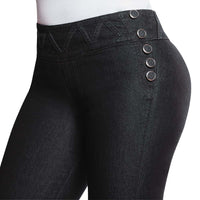 Bootcut Black Jean for women - J8305B