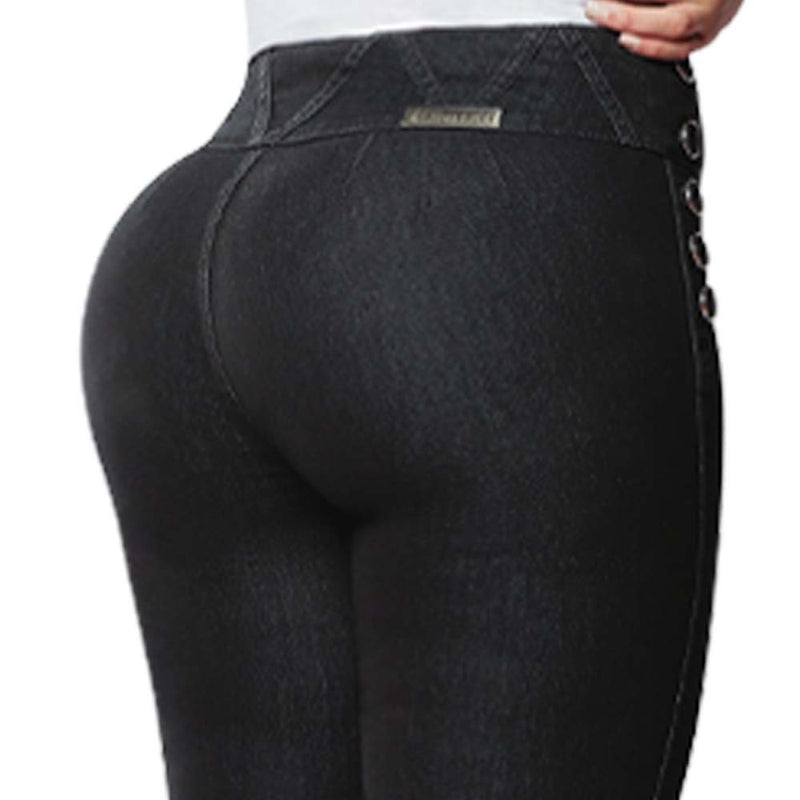 Bootcut Black Jean for women - J8305B