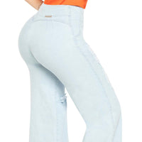 Bootcut SkyBlue Jean for women - Palazzo - J82300