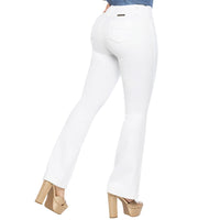 Bootcut White Jean for women - J82118