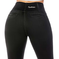 High Wide Waist Skinny Black Jean for women - J8912B