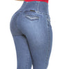 High Wide Waist Skinny Blue Jean for women - J8912