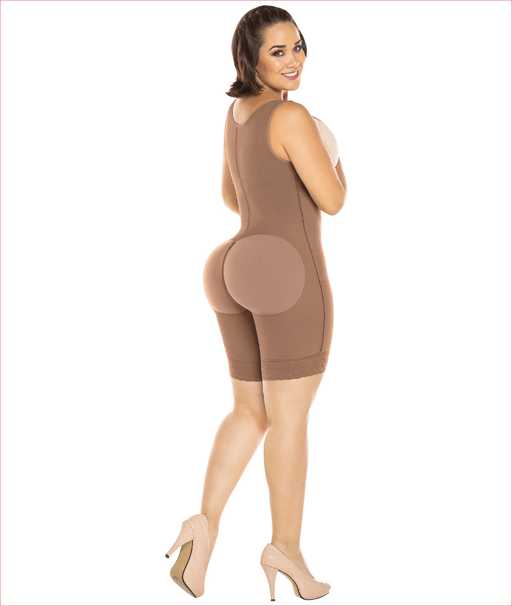Fajas MariaE FQ108, Fajas Colombianas Postpartum Stage 2 Post Surgery  Compression Garment with Built-in Bra