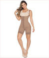 Equilibrium C9018 - Post Op Compression Garment Open Bust Mid Thigh  bodysuit - Fajas Colombianas at  Women's Clothing store