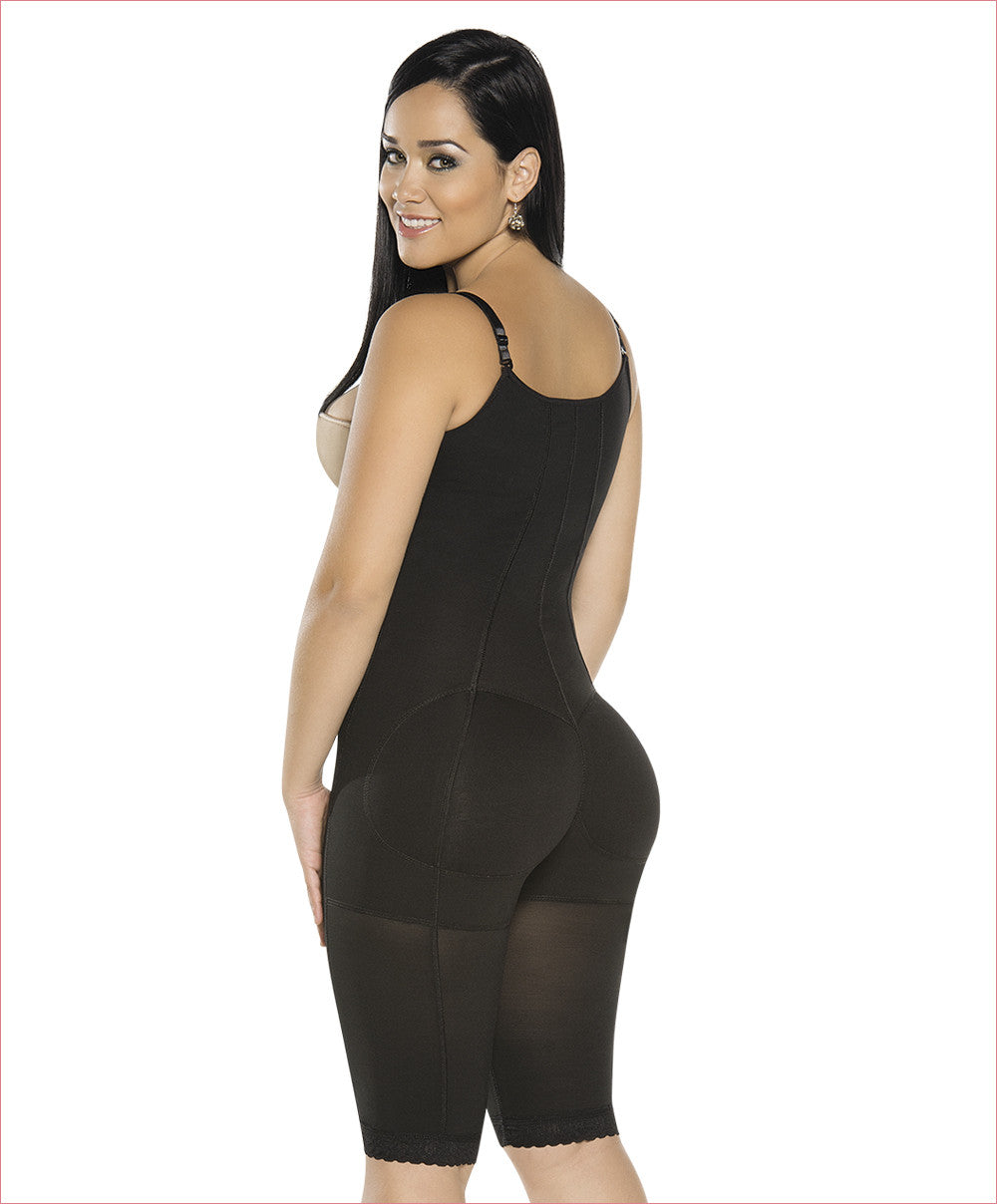 Equilibrium C9019 - Post Op One piece girdle high back - Front Closure -  Fajas Colombianas at  Women's Clothing store
