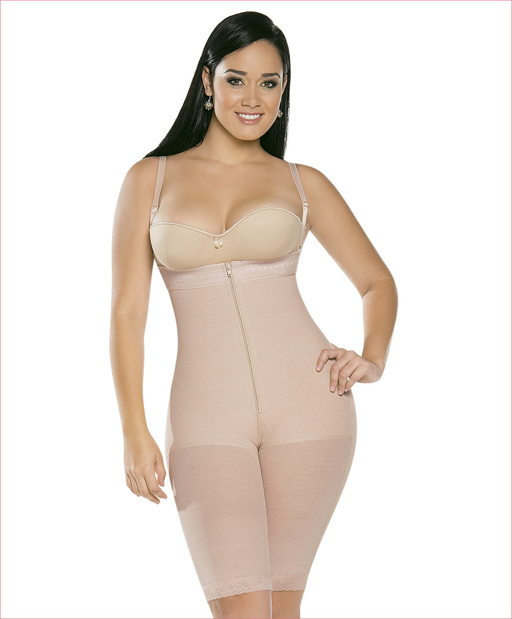 Firm compression girdle - Panty style with bra Bodysuit - C4191