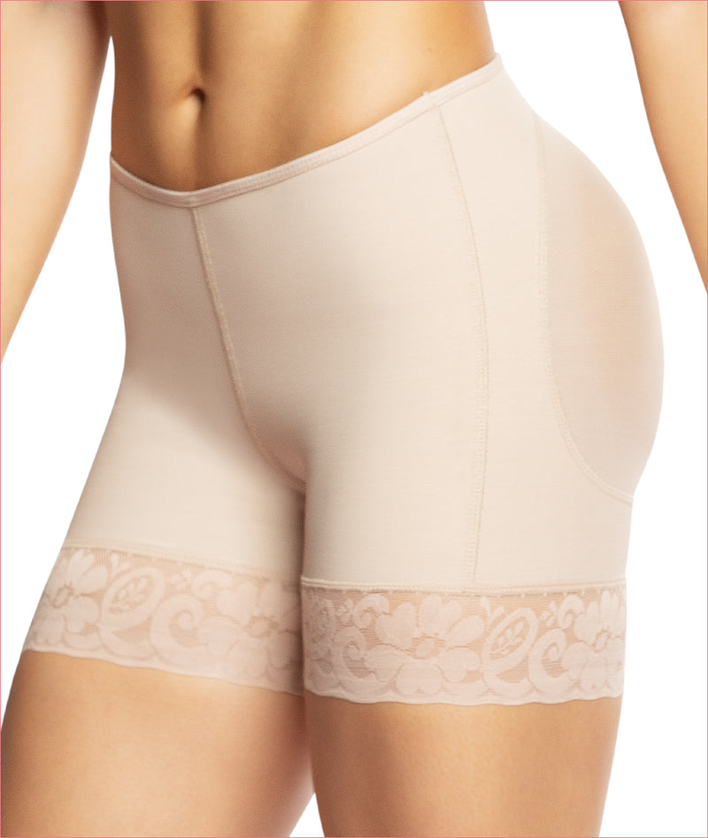 4142 Without Zipper Booty Boosting Shapewear High Waisted Shorts