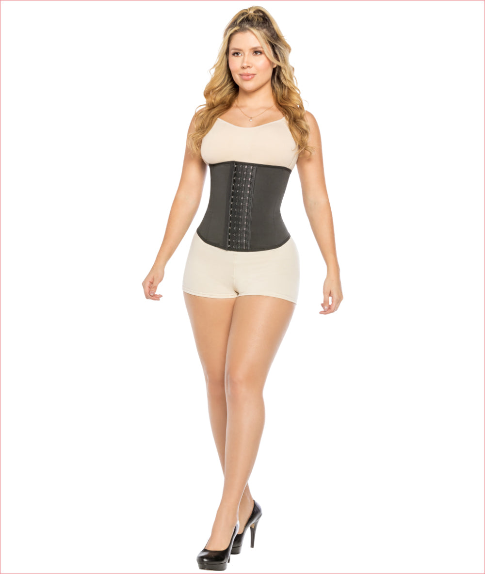 External latex waist trainer specially designed to define your curves.  Reduce measures in waist and abdomen. The easiest way to have a body with  defined curves. – eloisavfajascolombianas