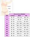 Equilibrium Girdle Body Shaper Sport Pant Size Chart