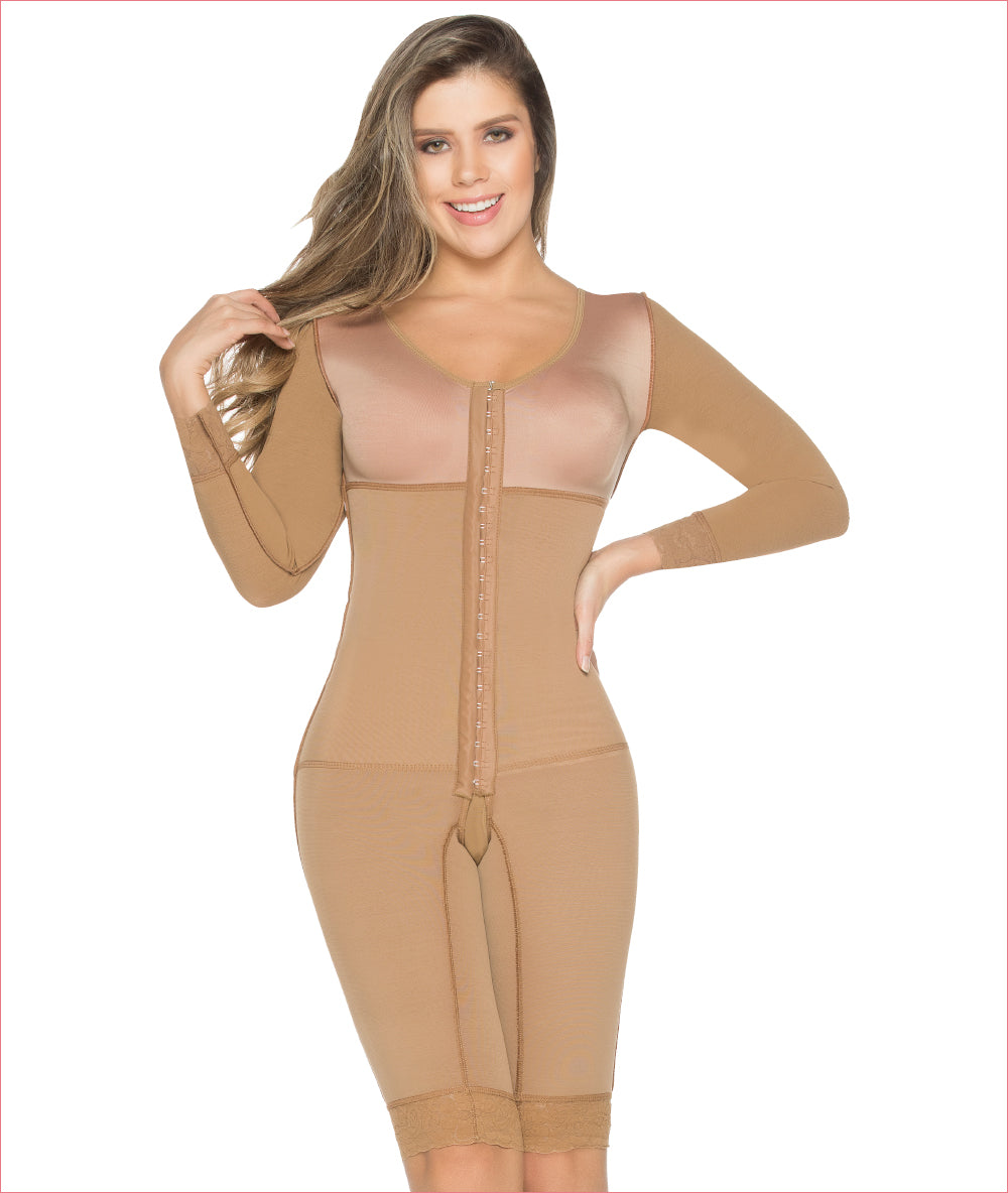 Post Op shapewear with sleeves and bra bodysuit - C9012 – EQUILIBRIUM