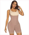 Soft and smooth shapewear Mid thigh bodysuit - C1002