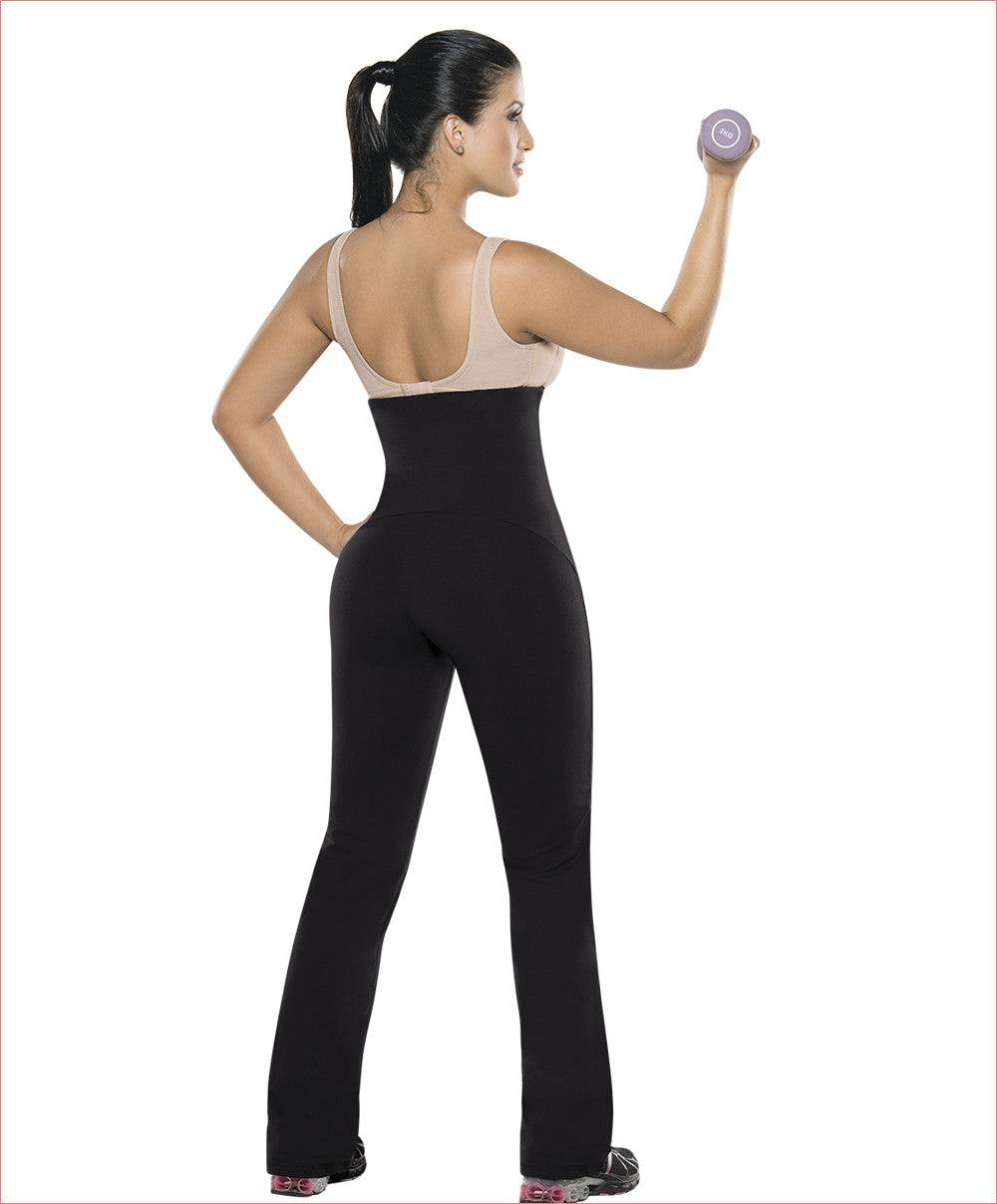 Sport pants plus waist trainer all in one - Straight leg style D6000