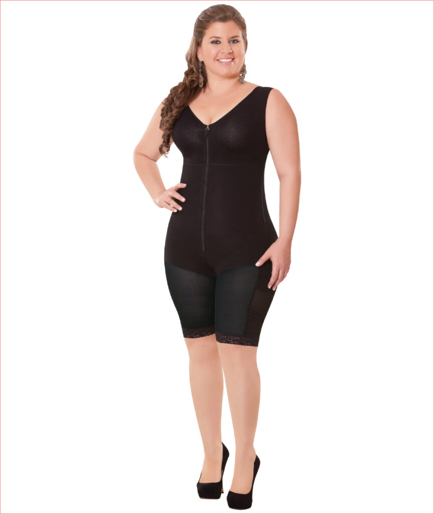 Firm compression girdle - Bodysuit with bra