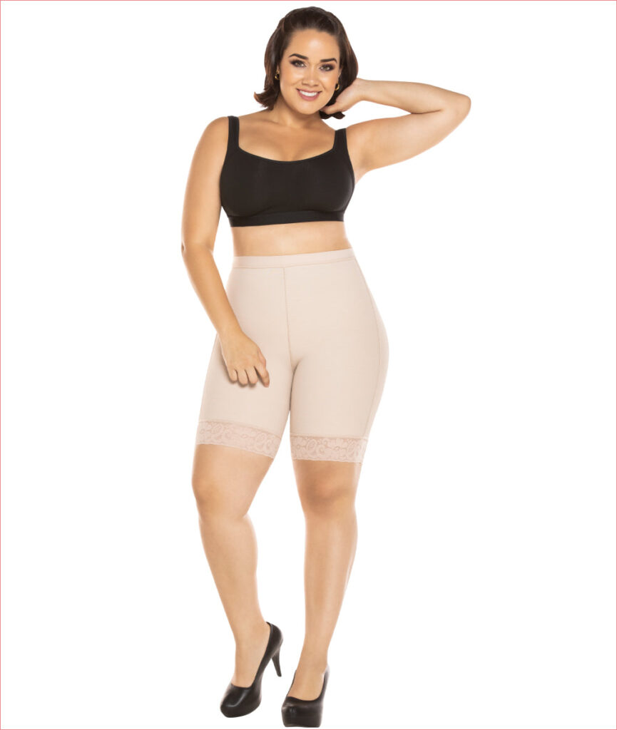 Booty boosting shapewear butt lifter mid thigh