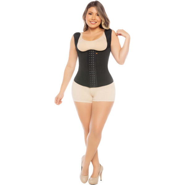 Latex waist trainer cincher vest