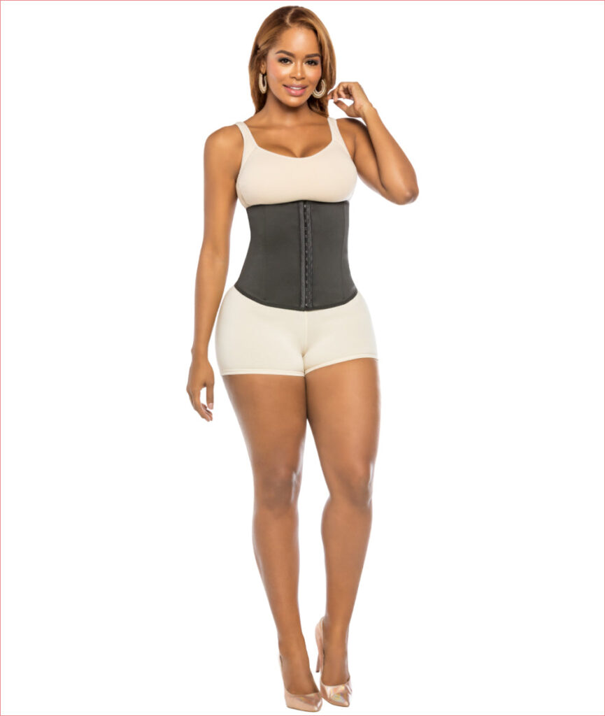 Latex Waist Trainer Cincher- Short Torso