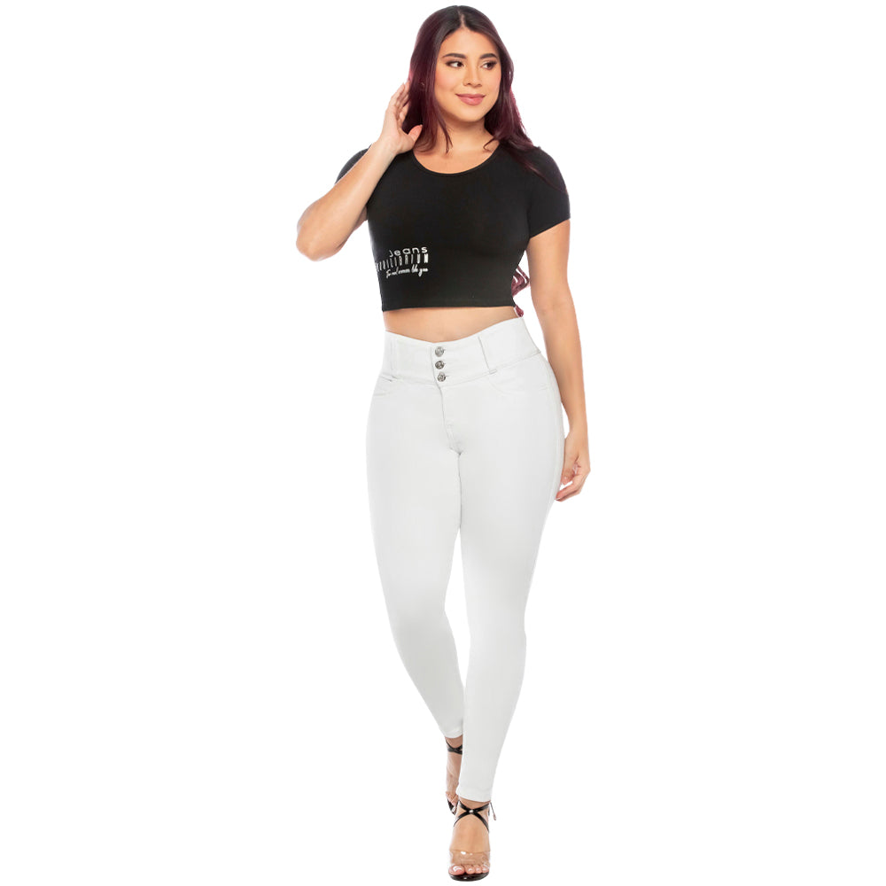 Classic Skinny White Jean for women
