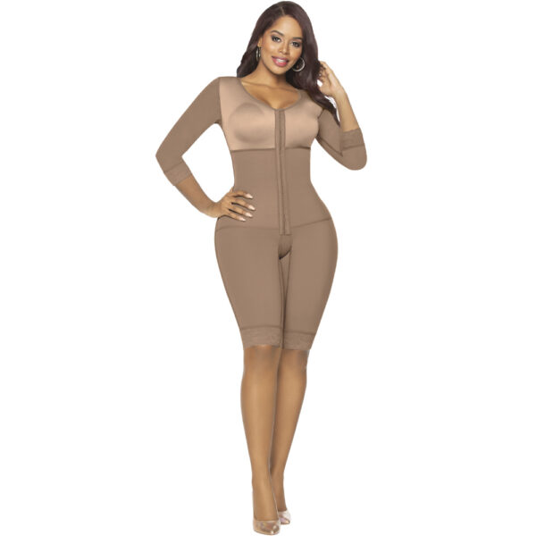 Post Op shapewear with sleeves and bra bodysuit